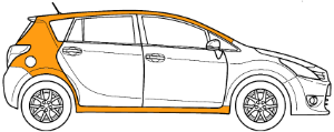 покраска кузова toyota verso